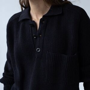 Shaina Mote Saatchi Sweater in Onyx - women’s small/medium